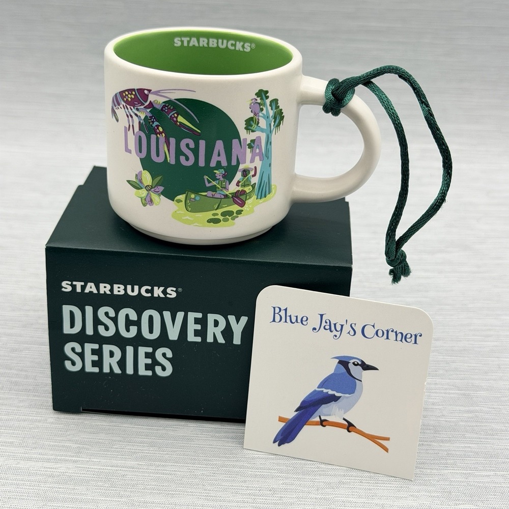 Starbucks Louisiana Mini Mug Discovery Coffee Demi Tasse 2oz Ornament Espresso